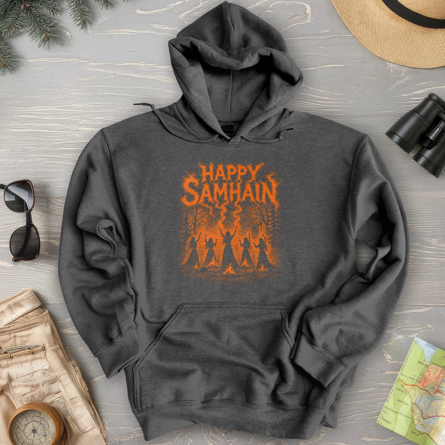 Happy Samhain Druid Hoodie