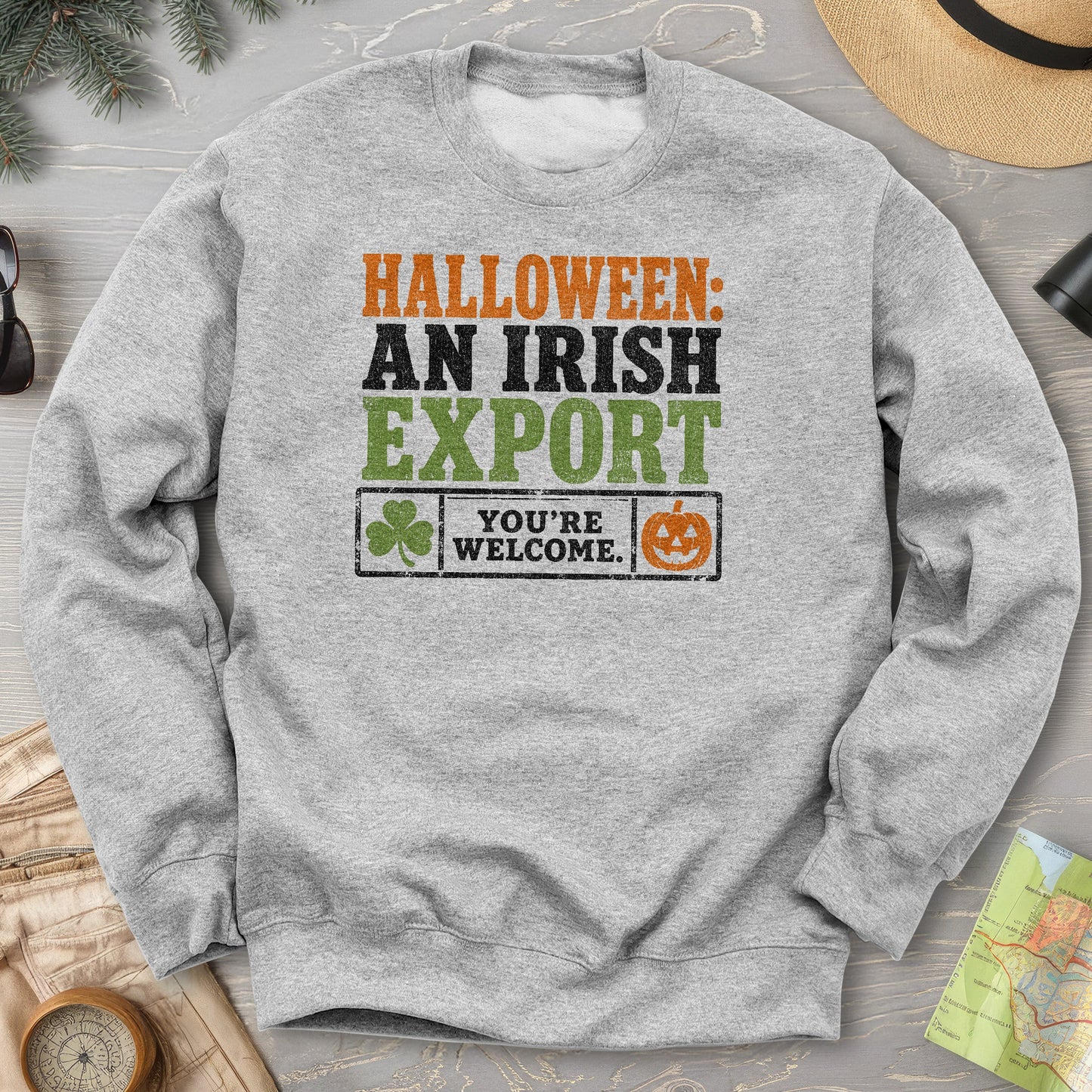 Irish Export Halloween Sweatshirt