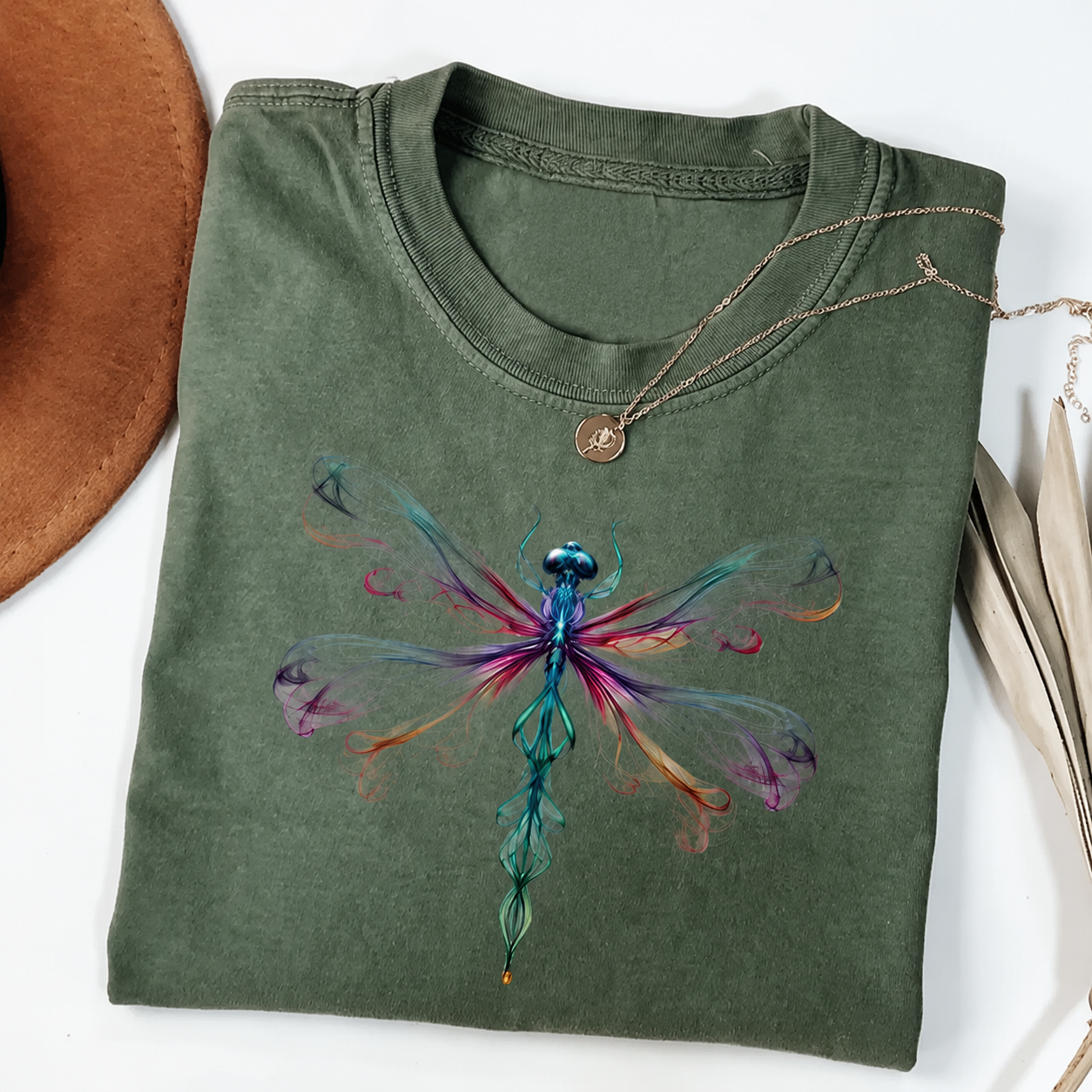 Bright Golden Dragonfly T-shirt