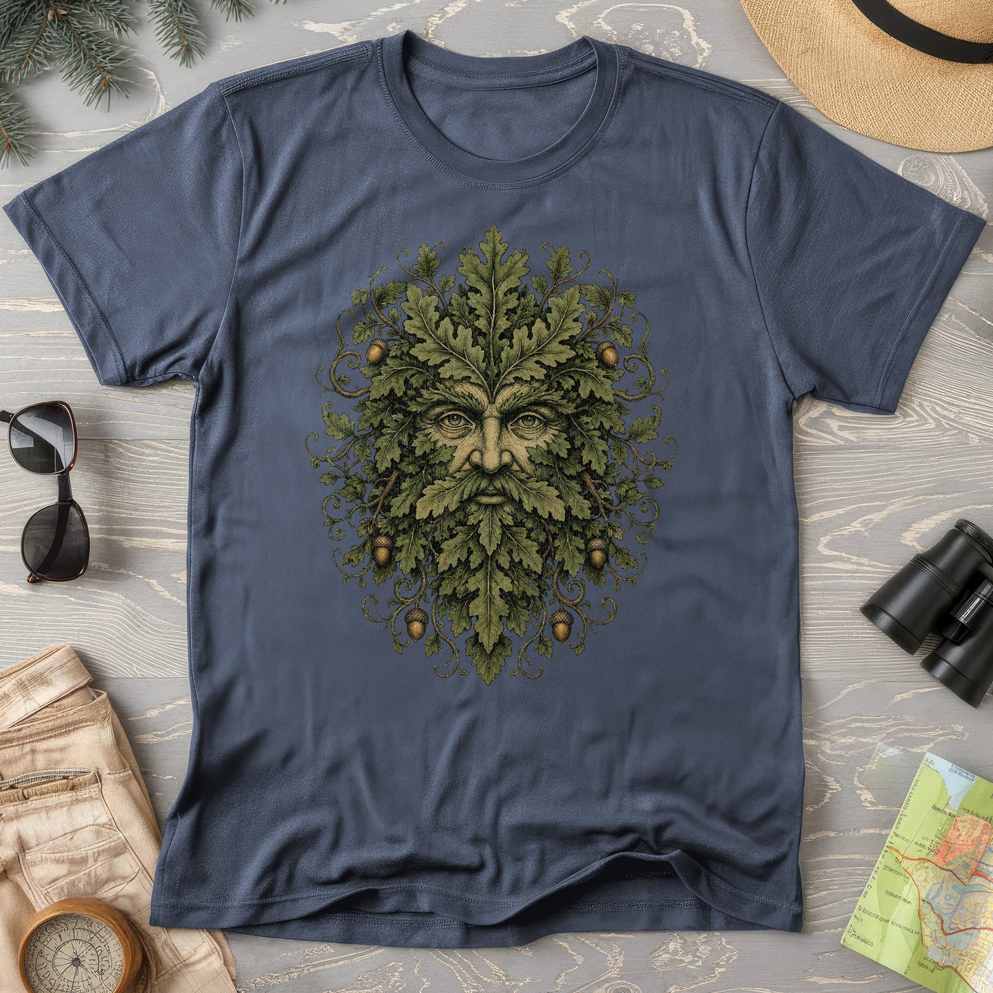 Green Man Oak T-Shirt