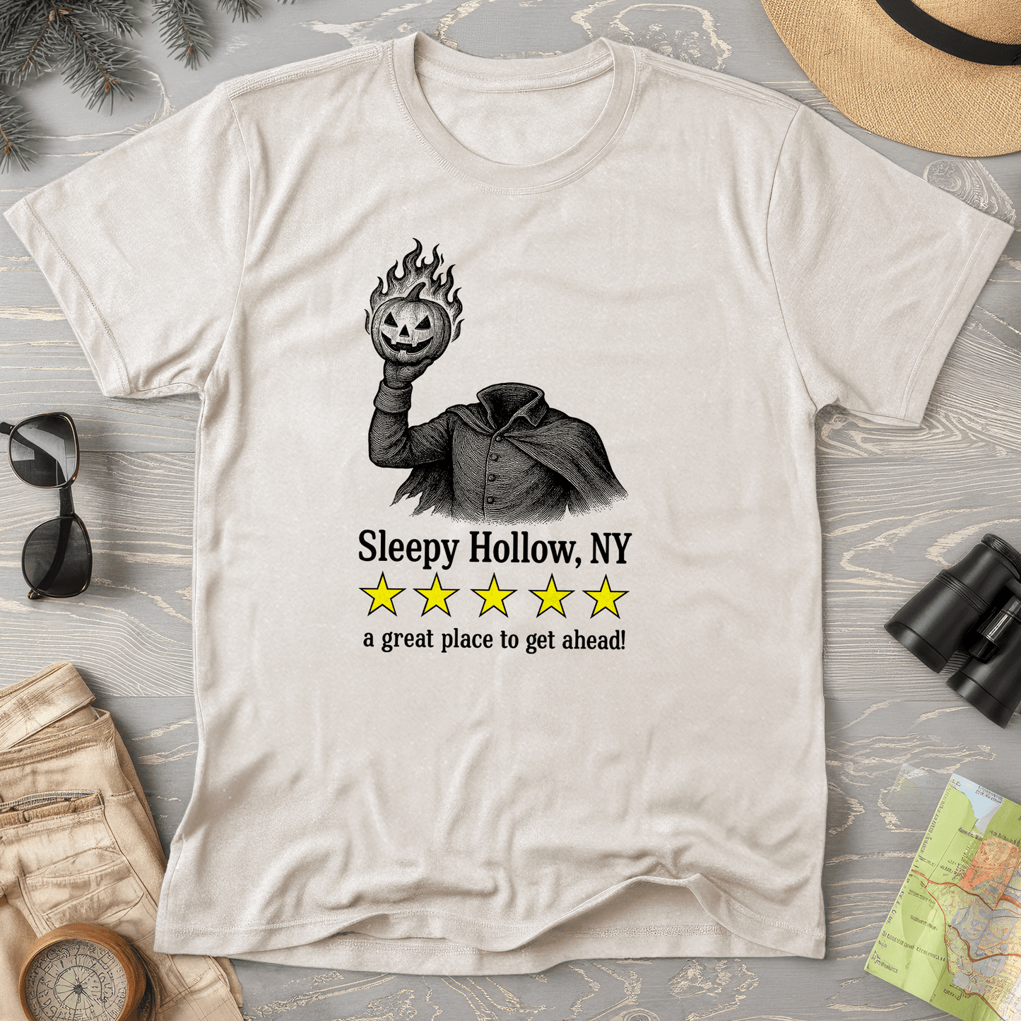 Sleep Hollow NY "5 Star Review" T-Shirt