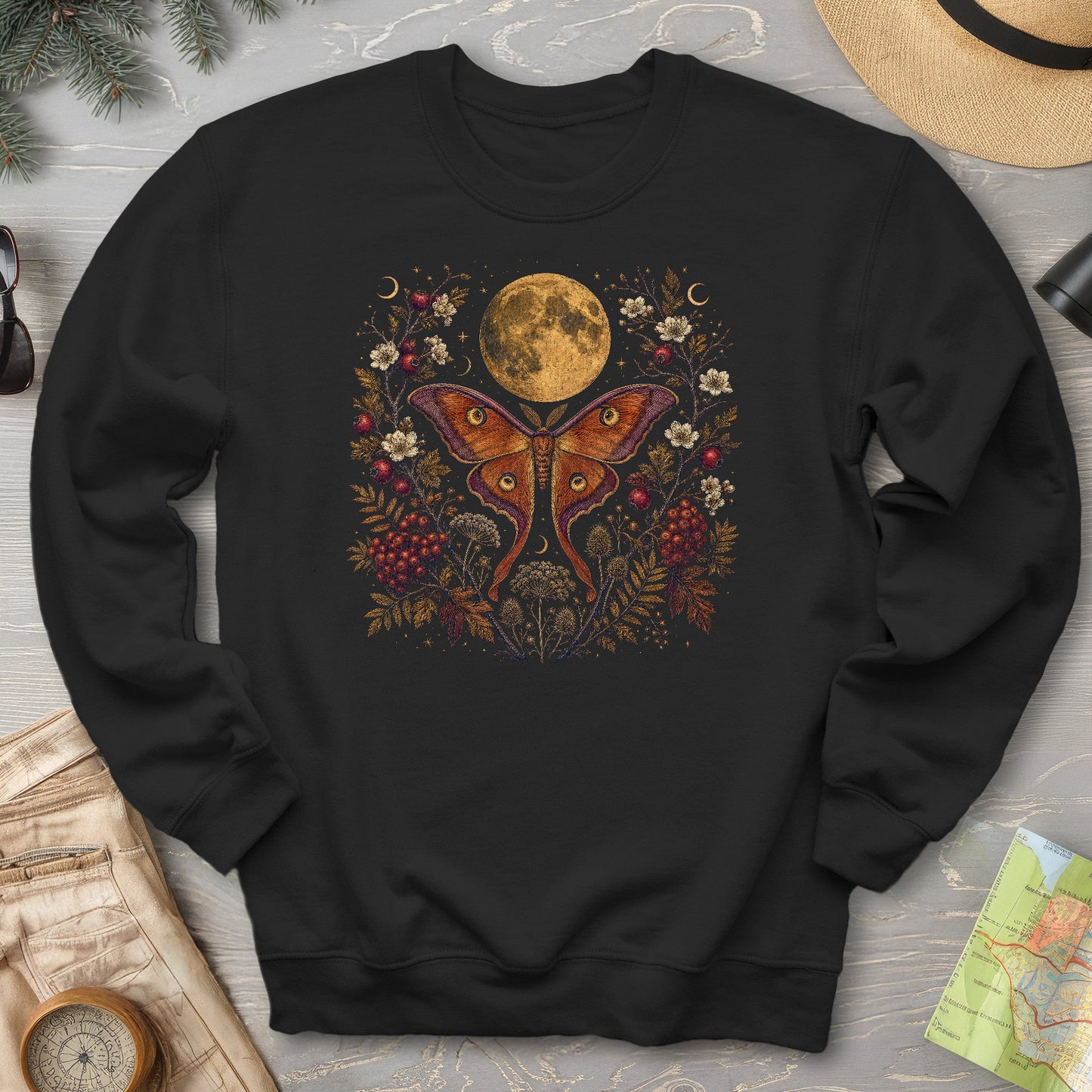 Harvest Moon Moth Sweatshirt