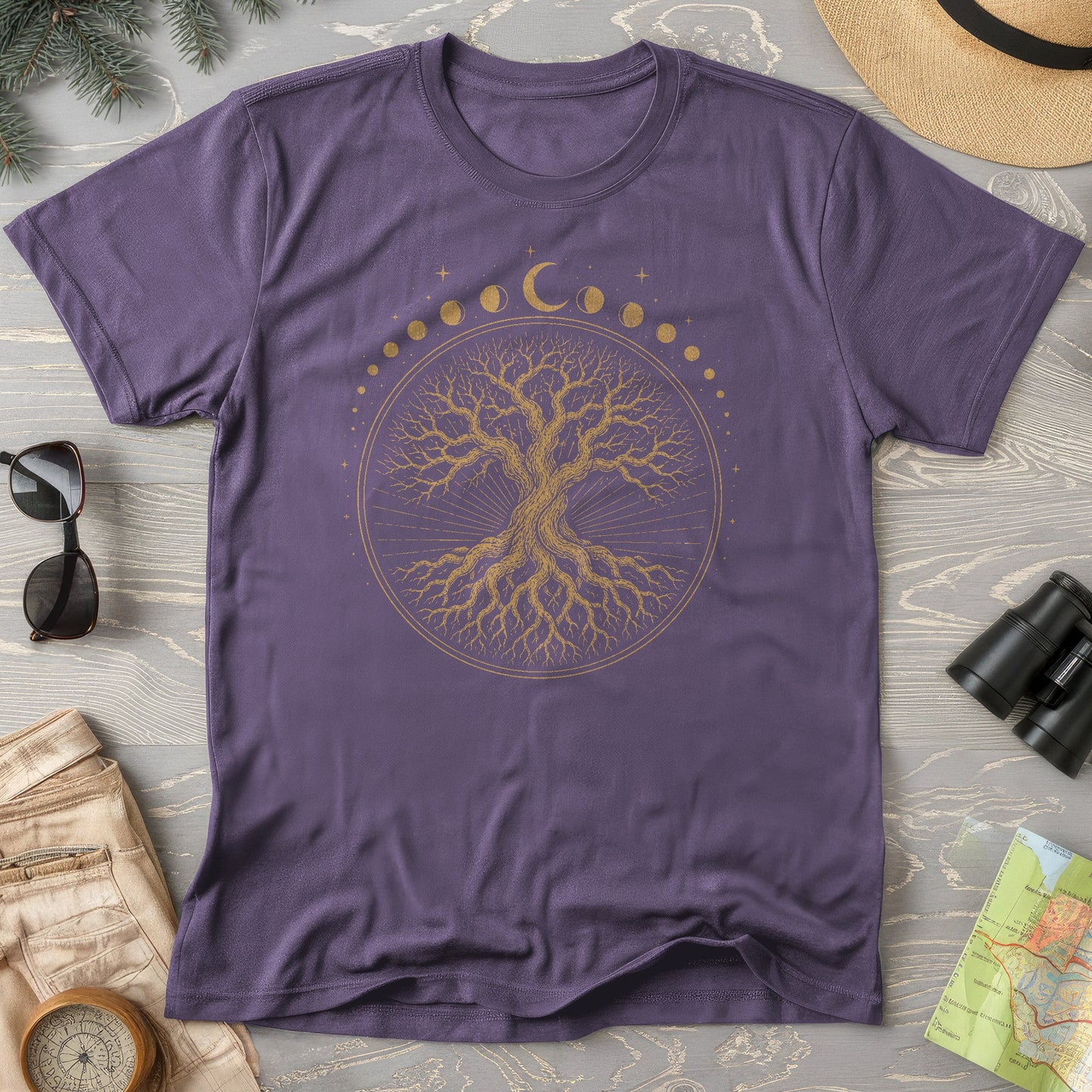 Moon Phase Tree T-Shirt