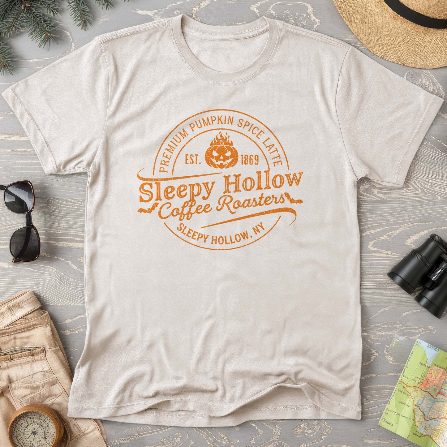 Sleepy Hollow Coffee Roasters Badge T-Shirt
