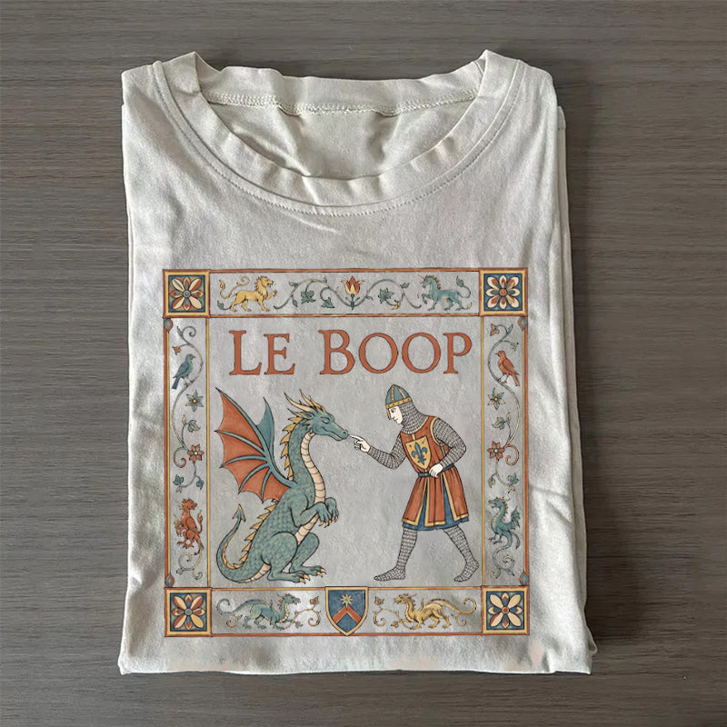 Le Boop Dragon Medieval T-Shirt