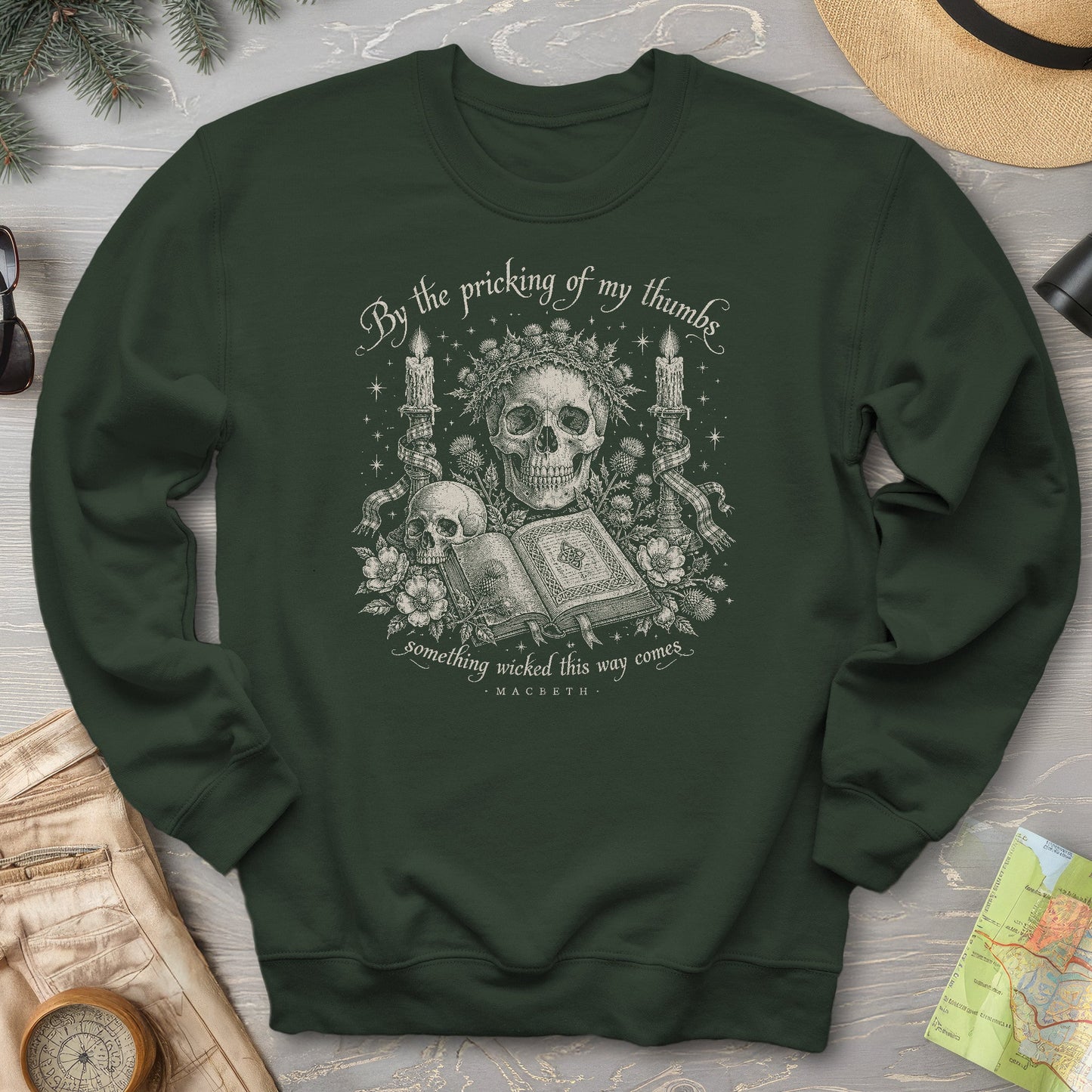 Macbeth Pricking Of My Thumbs Sweatshirt