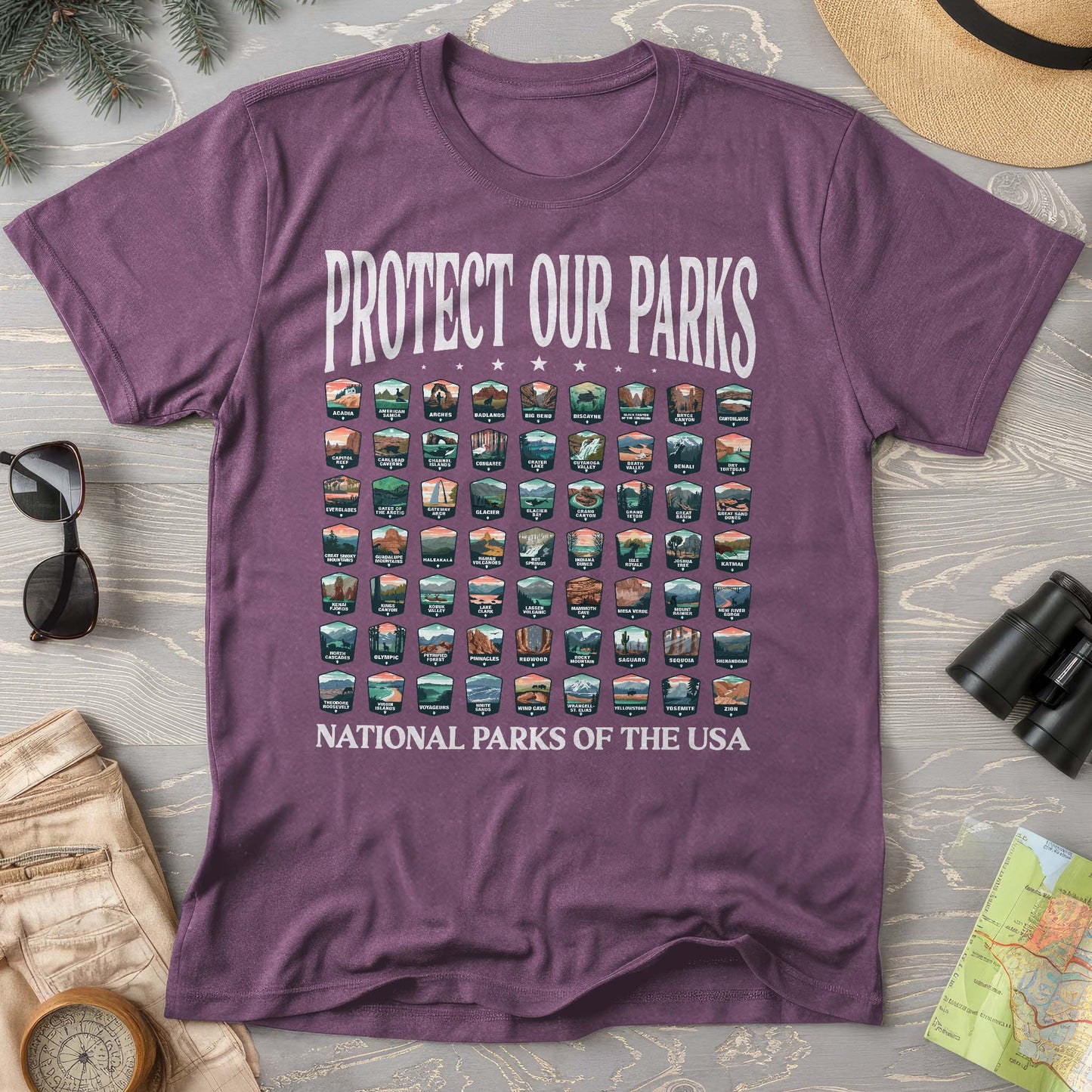 Protect Our Parks Badges T-Shirt