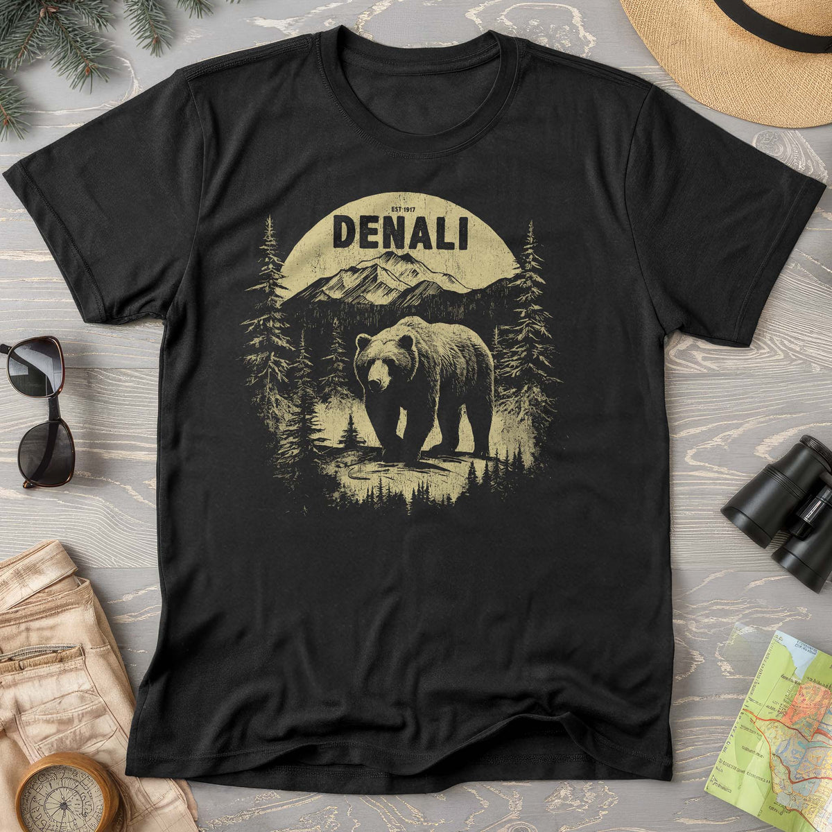 Denali National Park "Grizzly Bear" T-Shirt