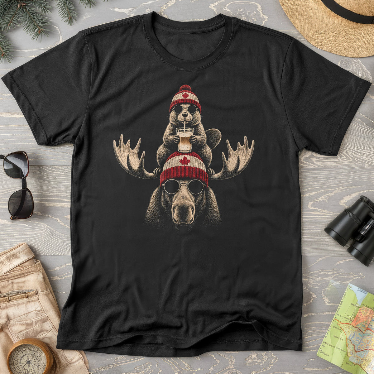 Beaver Moose Canada T-Shirt