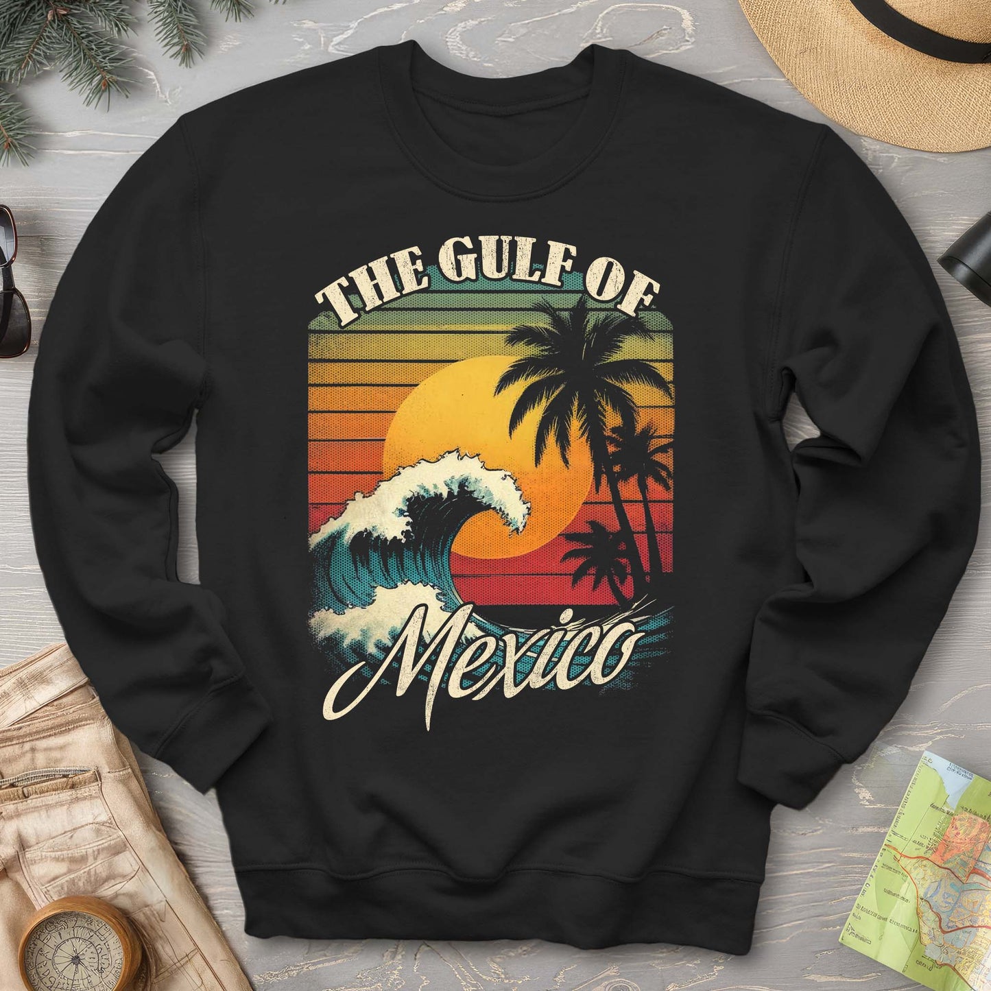 Gulf of Mexico "Retro Wave" Sweatshirt