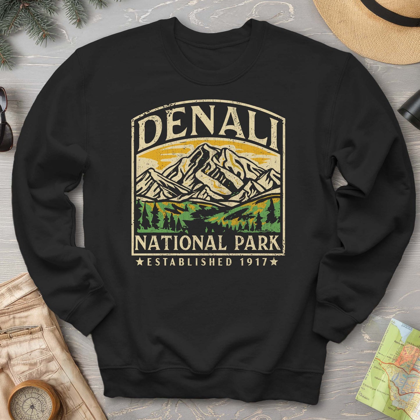 Denali National Park Vintage Sweatshirt