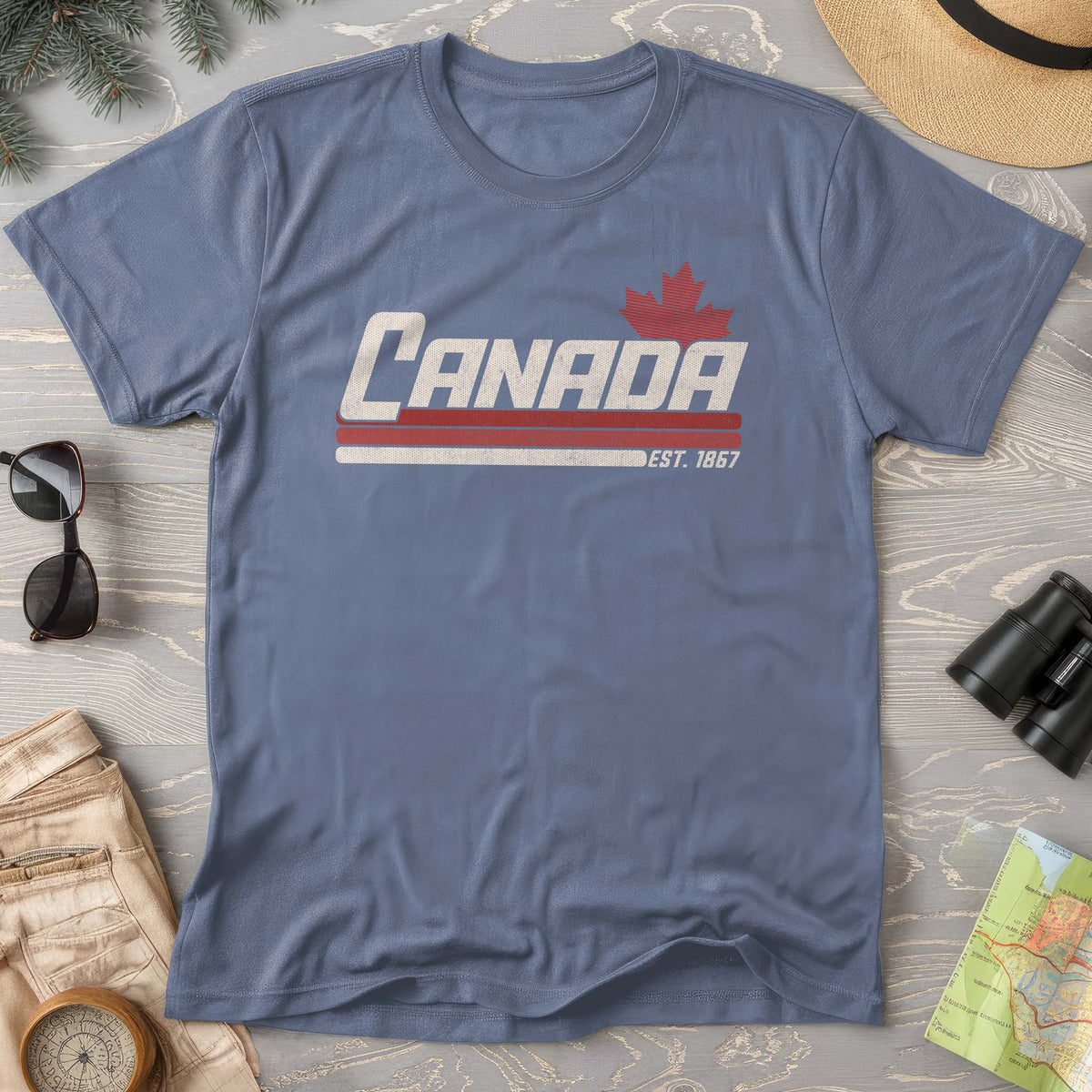 Canada Retro Stripe T-shirt