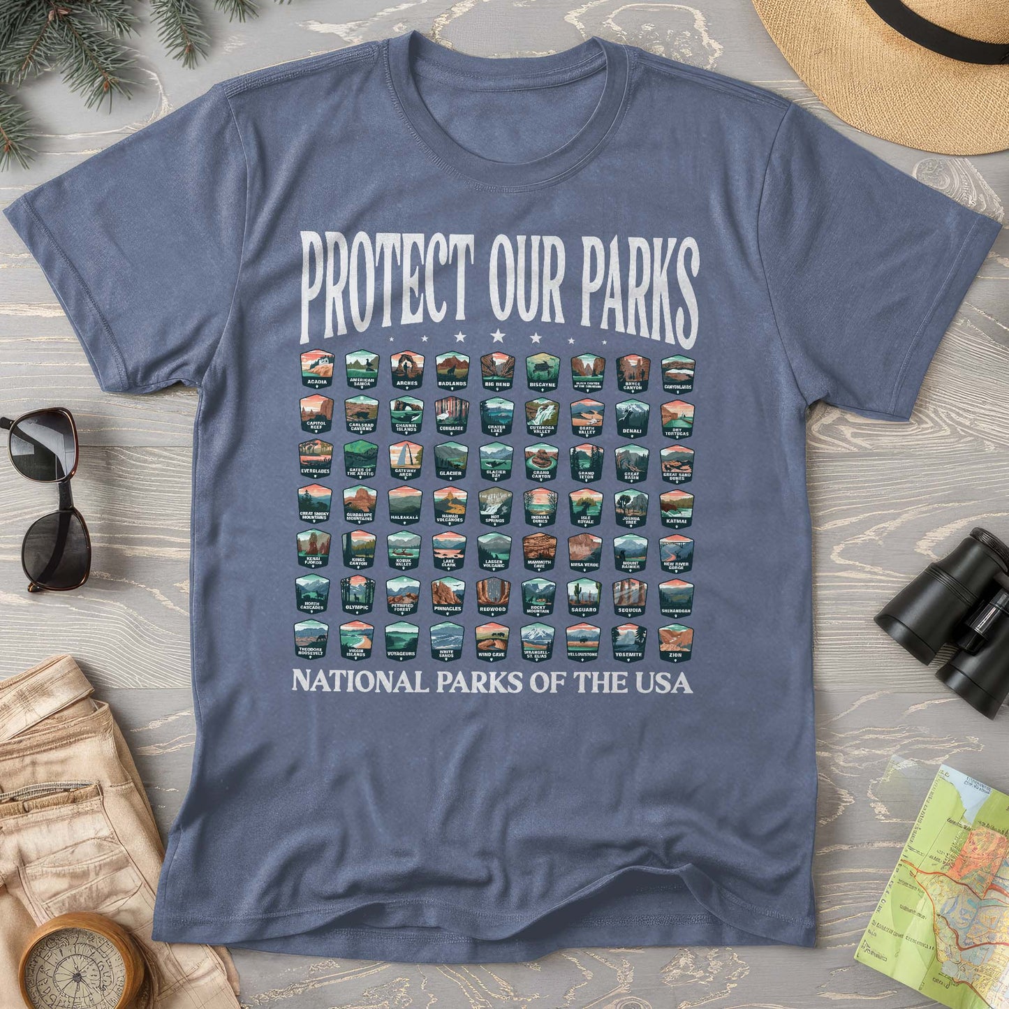Protect Our Parks Badges T-Shirt