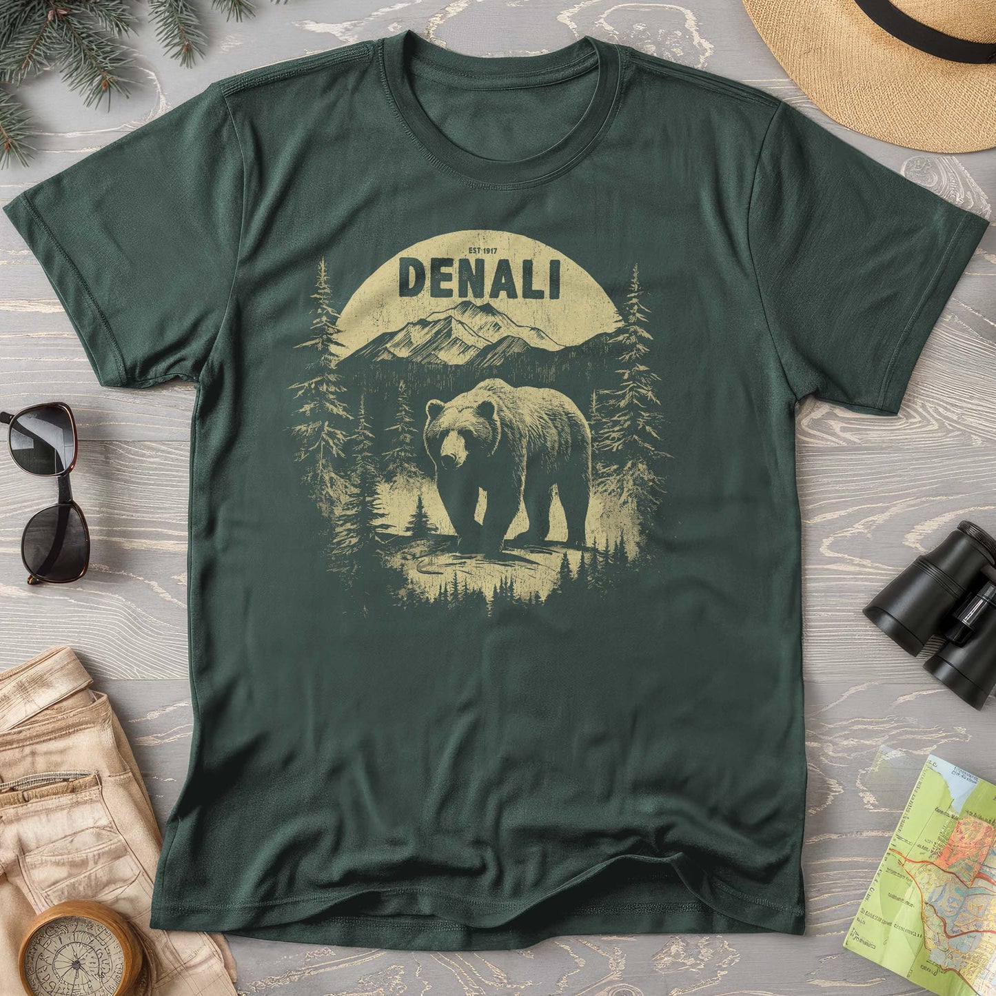Denali National Park "Grizzly Bear" T-Shirt