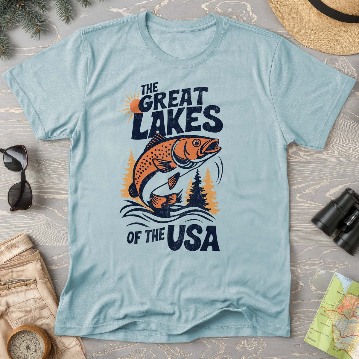 The Great Lakes of the USA T-Shirt