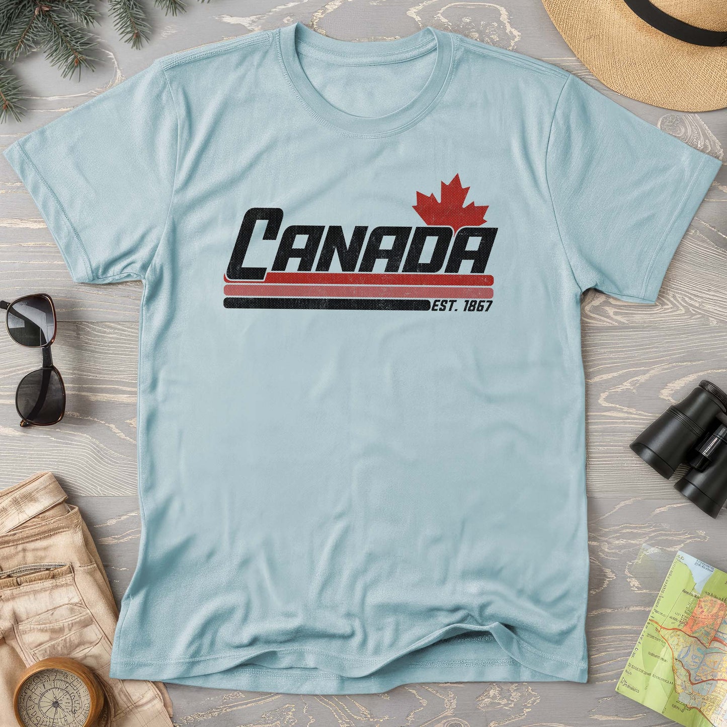 Canada Retro Stripe T-shirt
