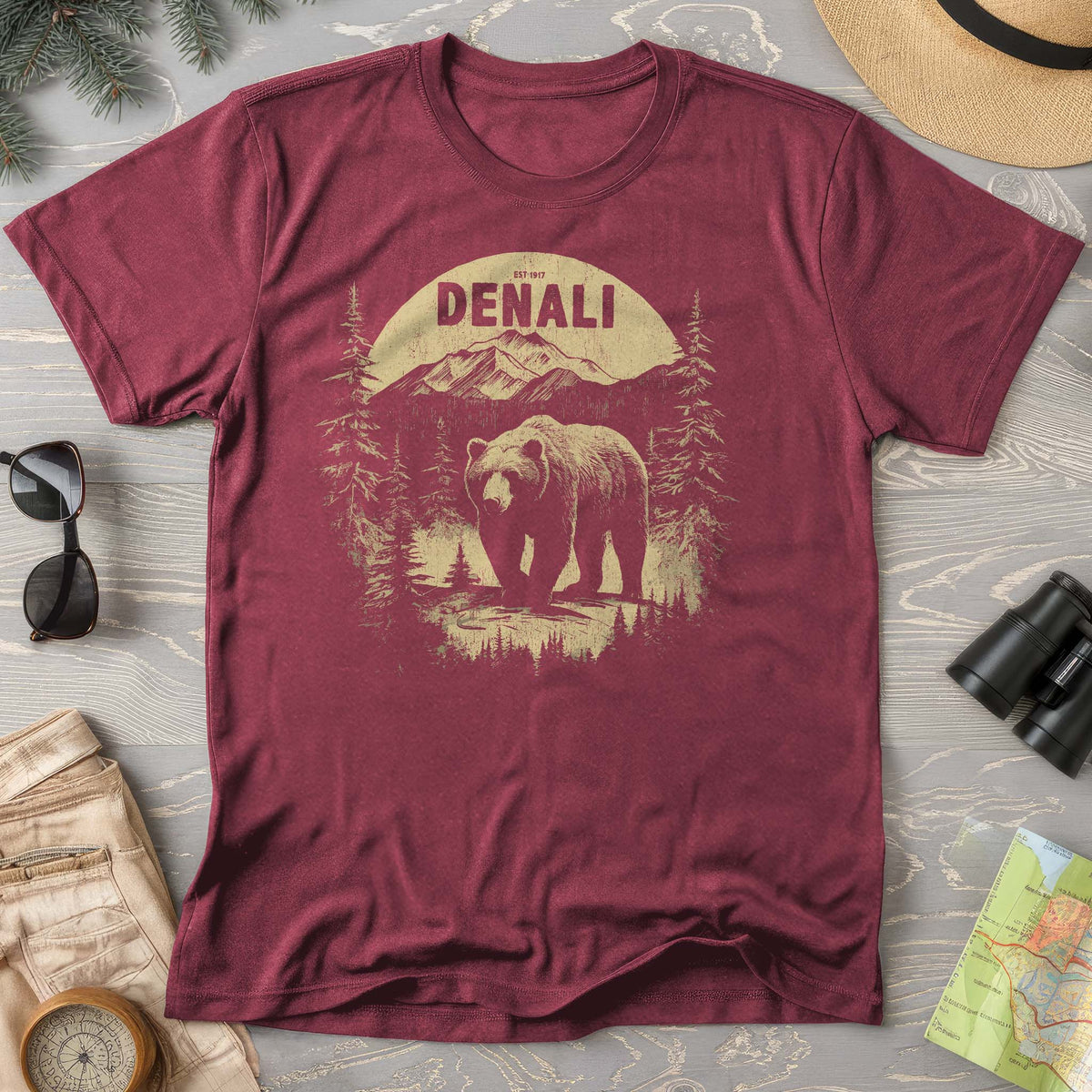 Denali National Park "Grizzly Bear" T-Shirt