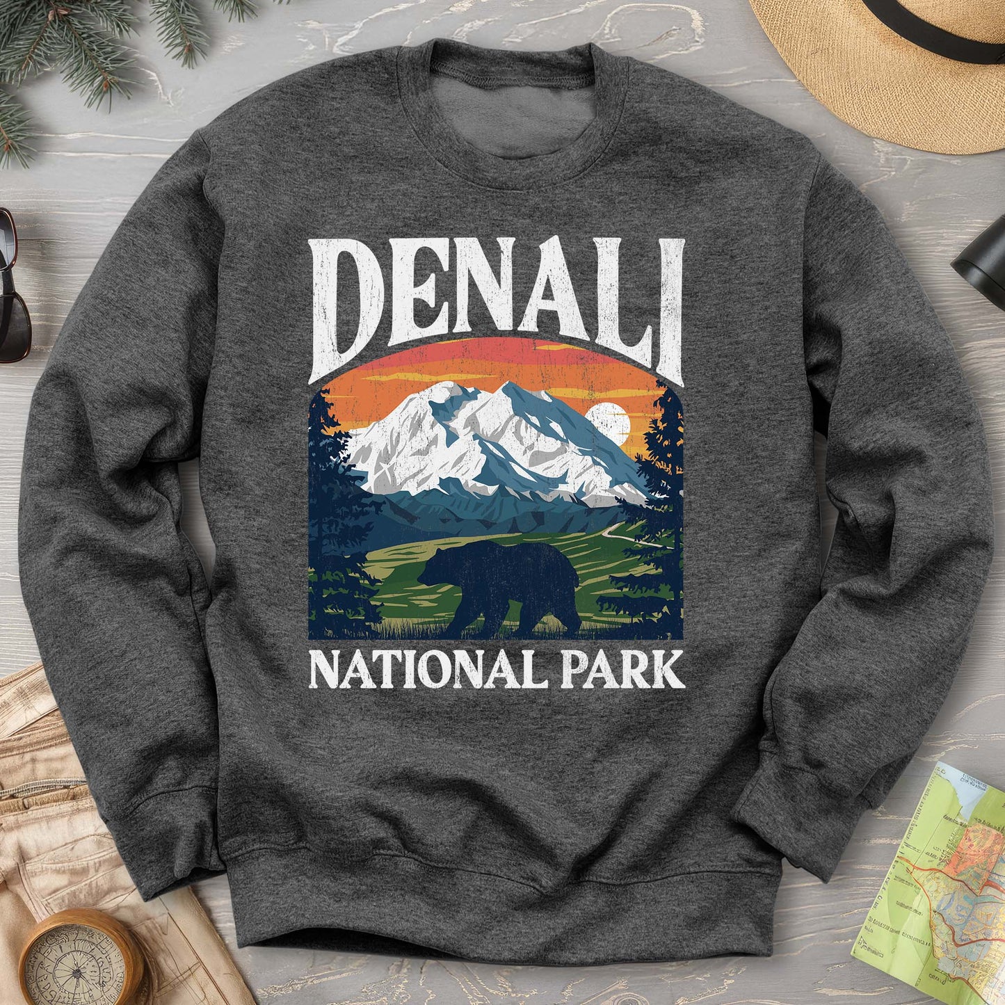 Denali National Park "Big and Bold" Sweatshirt