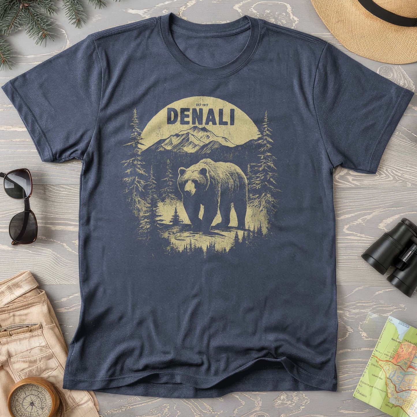 Denali National Park "Grizzly Bear" T-Shirt
