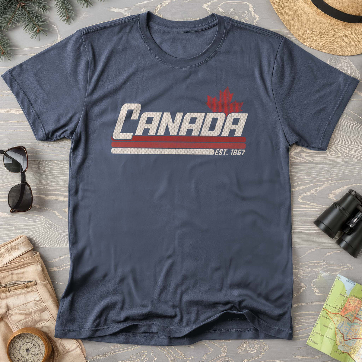 Canada Retro Stripe T-shirt