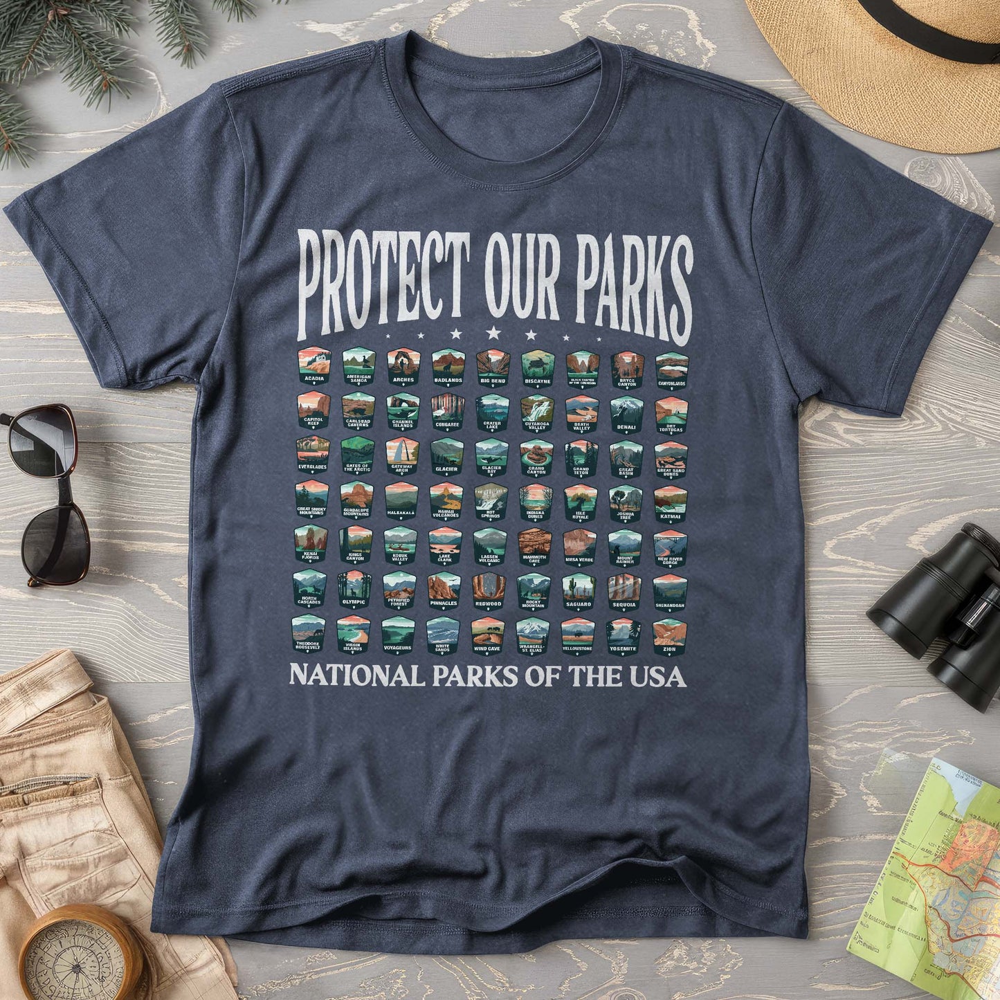Protect Our Parks Badges T-Shirt