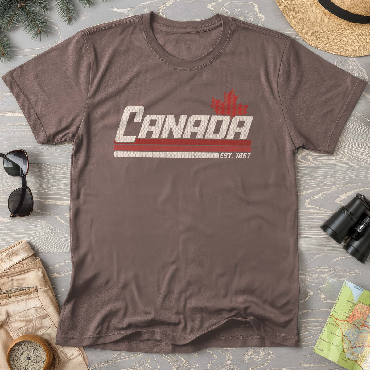 Canada Retro Stripe T-shirt