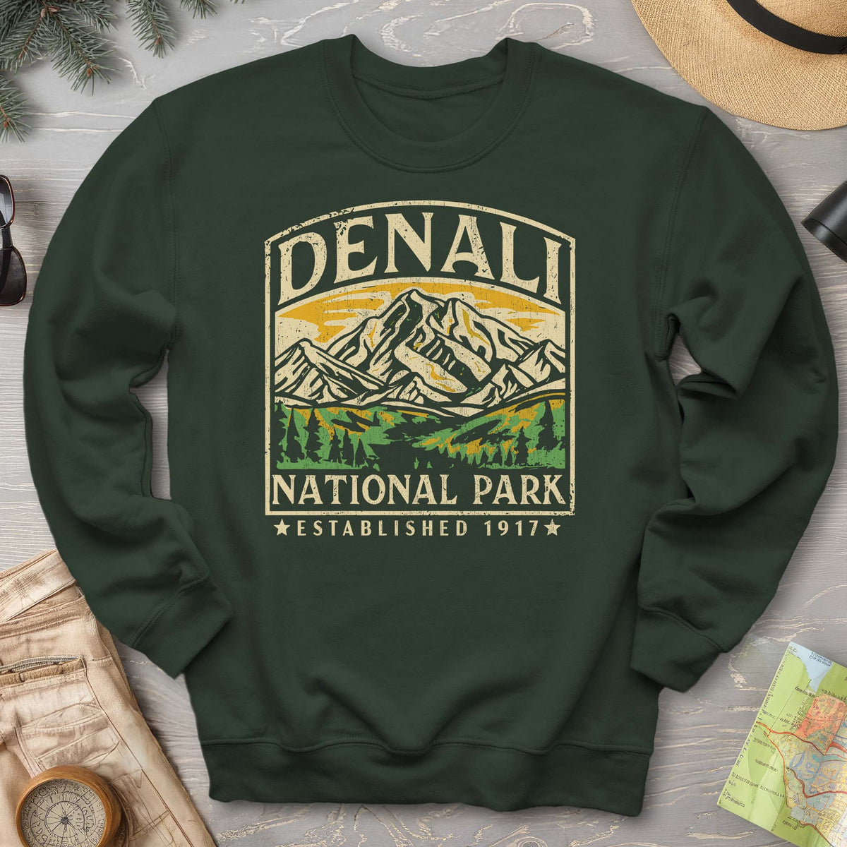 Denali National Park Vintage Sweatshirt