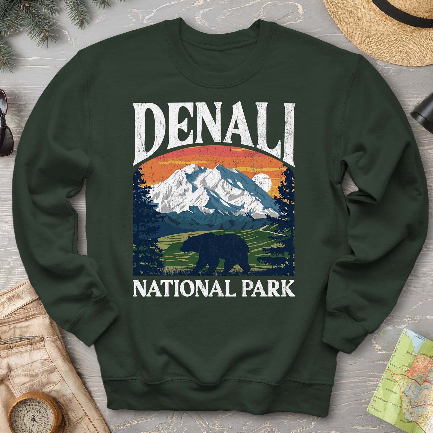 Denali National Park "Big and Bold" Sweatshirt