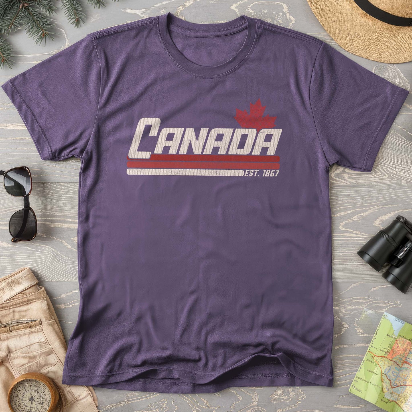 Canada Retro Stripe T-shirt