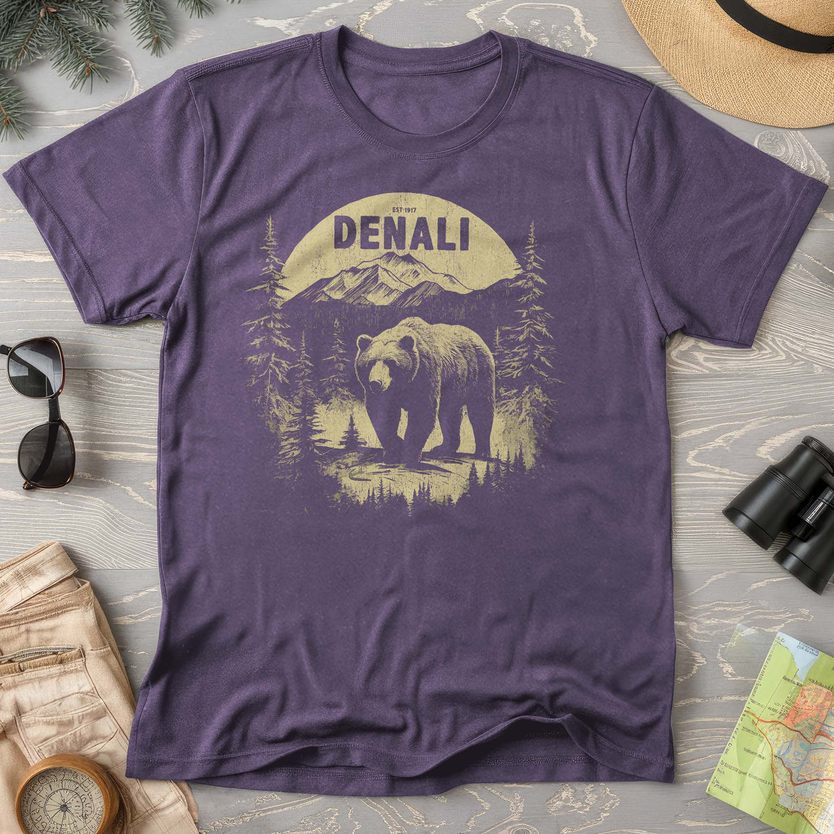 Denali National Park "Grizzly Bear" T-Shirt