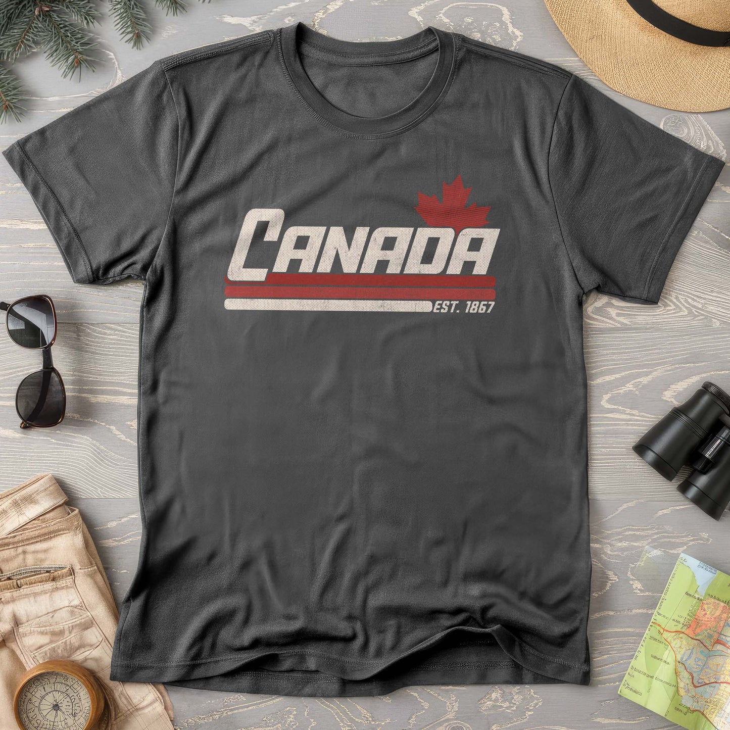 Canada Retro Stripe T-shirt