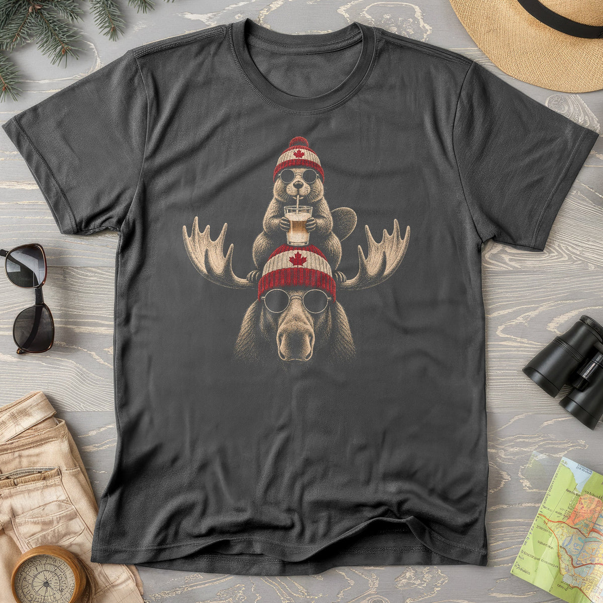Beaver Moose Canada T-Shirt