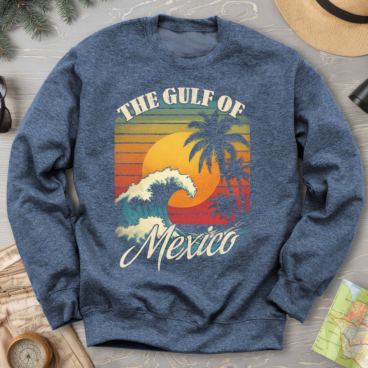 Gulf of Mexico "Retro Wave" Sweatshirt