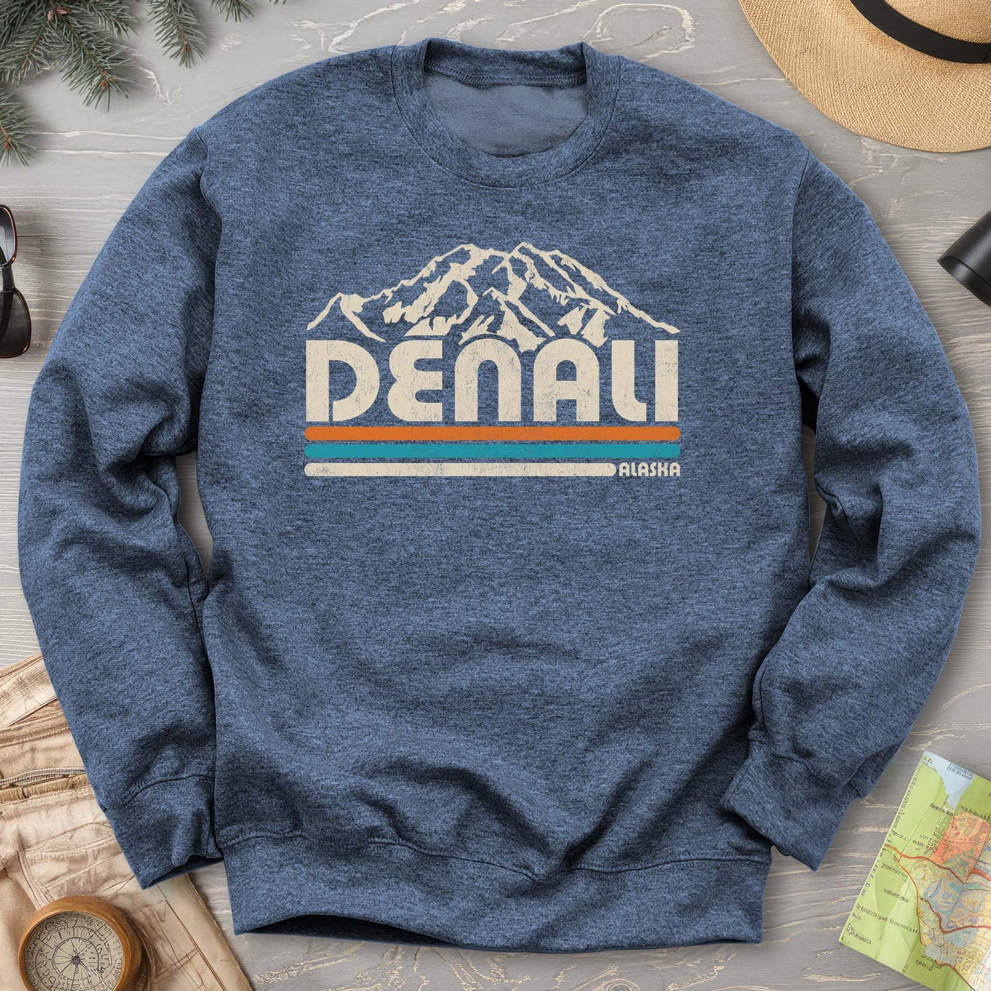 Denali Retro Stripe Sweatshirt