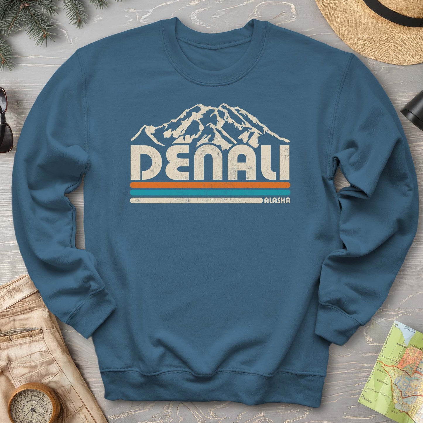 Denali Retro Stripe Sweatshirt