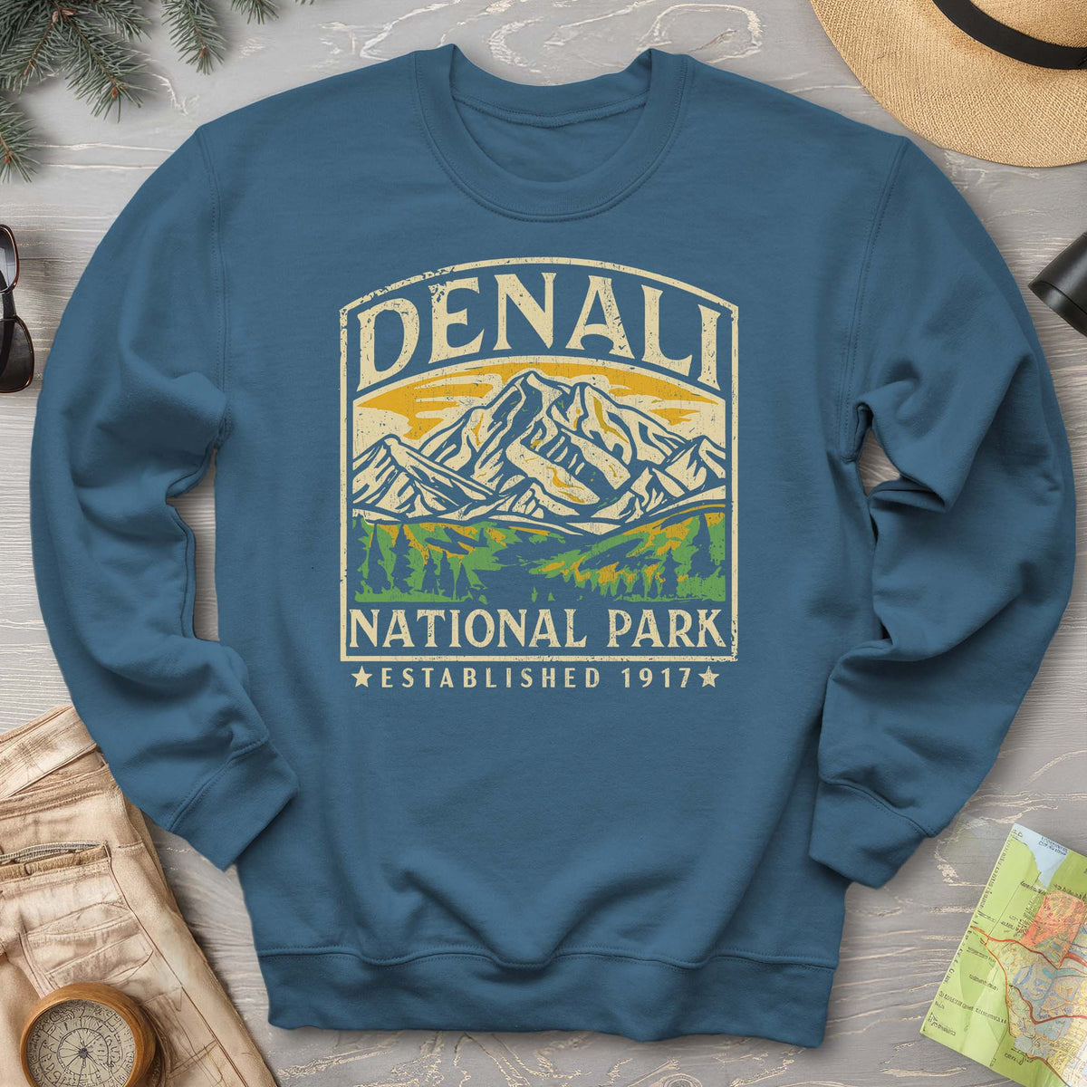 Denali National Park Vintage Sweatshirt