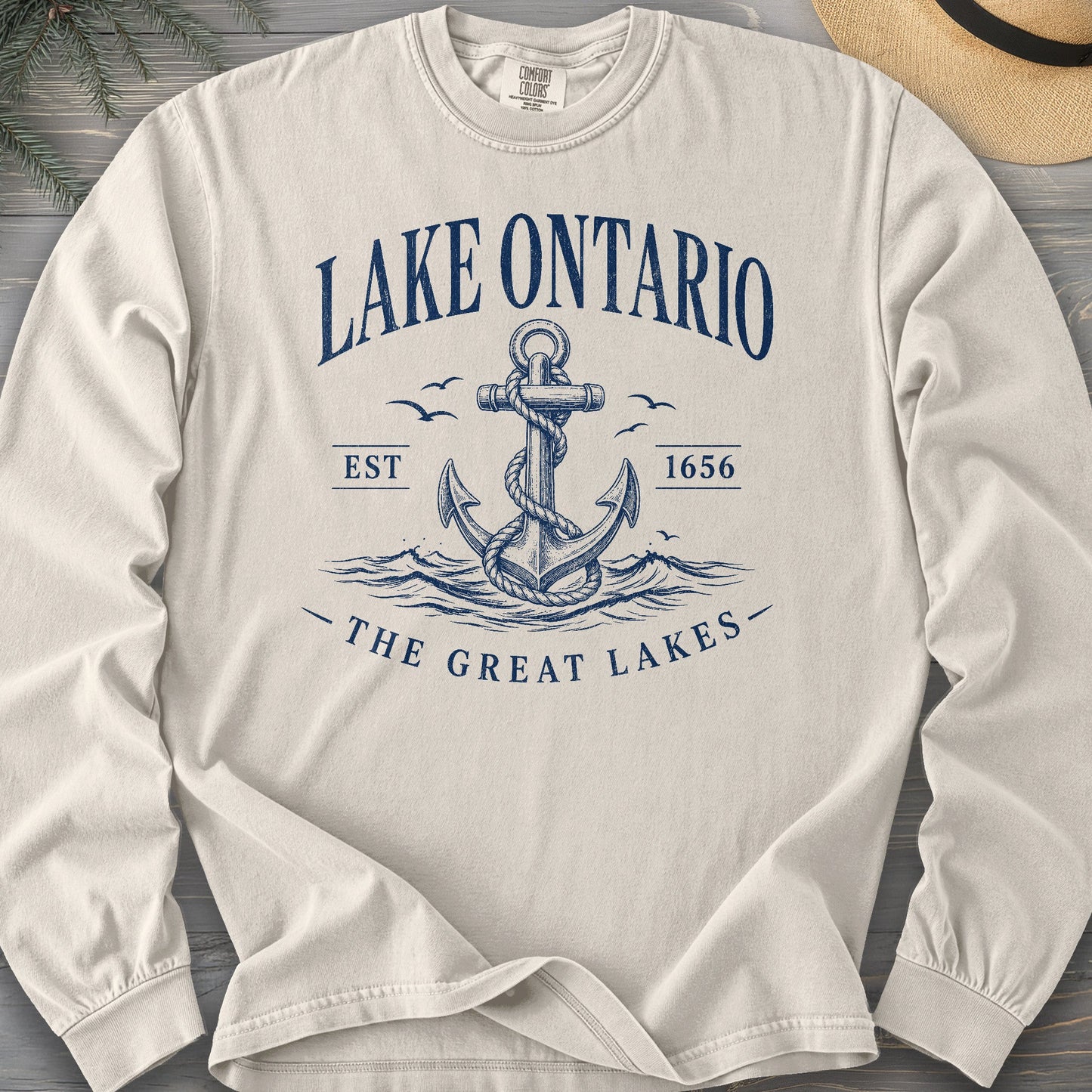 Lake Ontario Anchor Long Sleeve Shirt