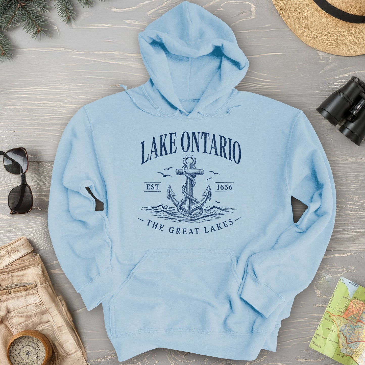 Lake Ontario Anchor Hoodie