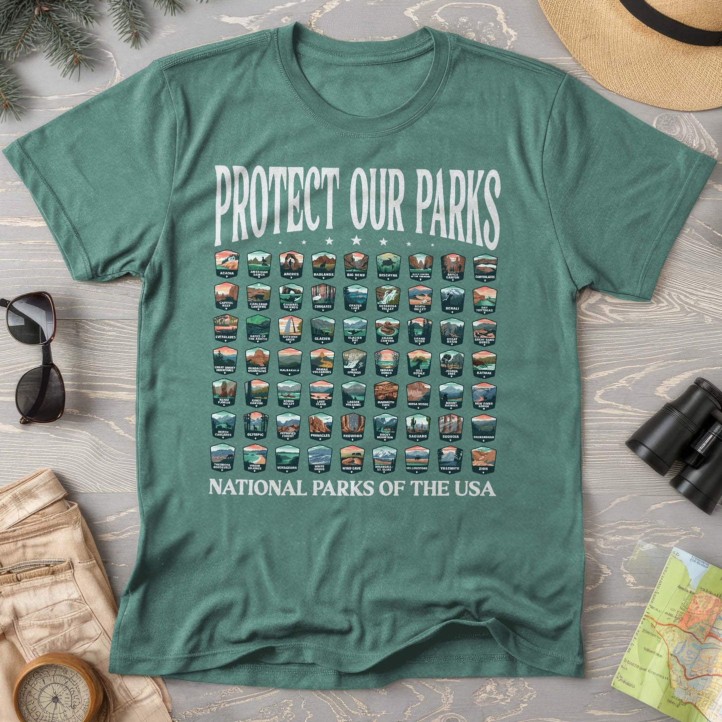 Protect Our Parks Badges T-Shirt