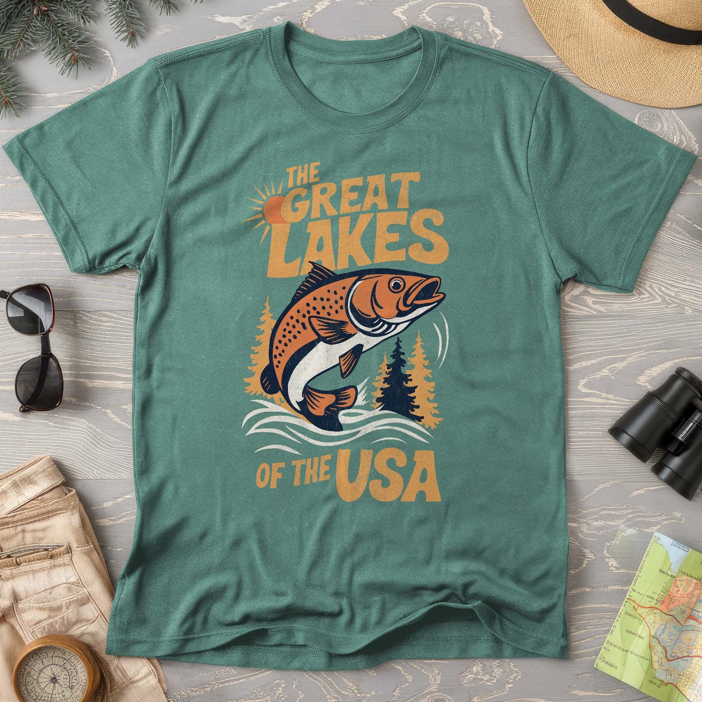 The Great Lakes of the USA T-Shirt