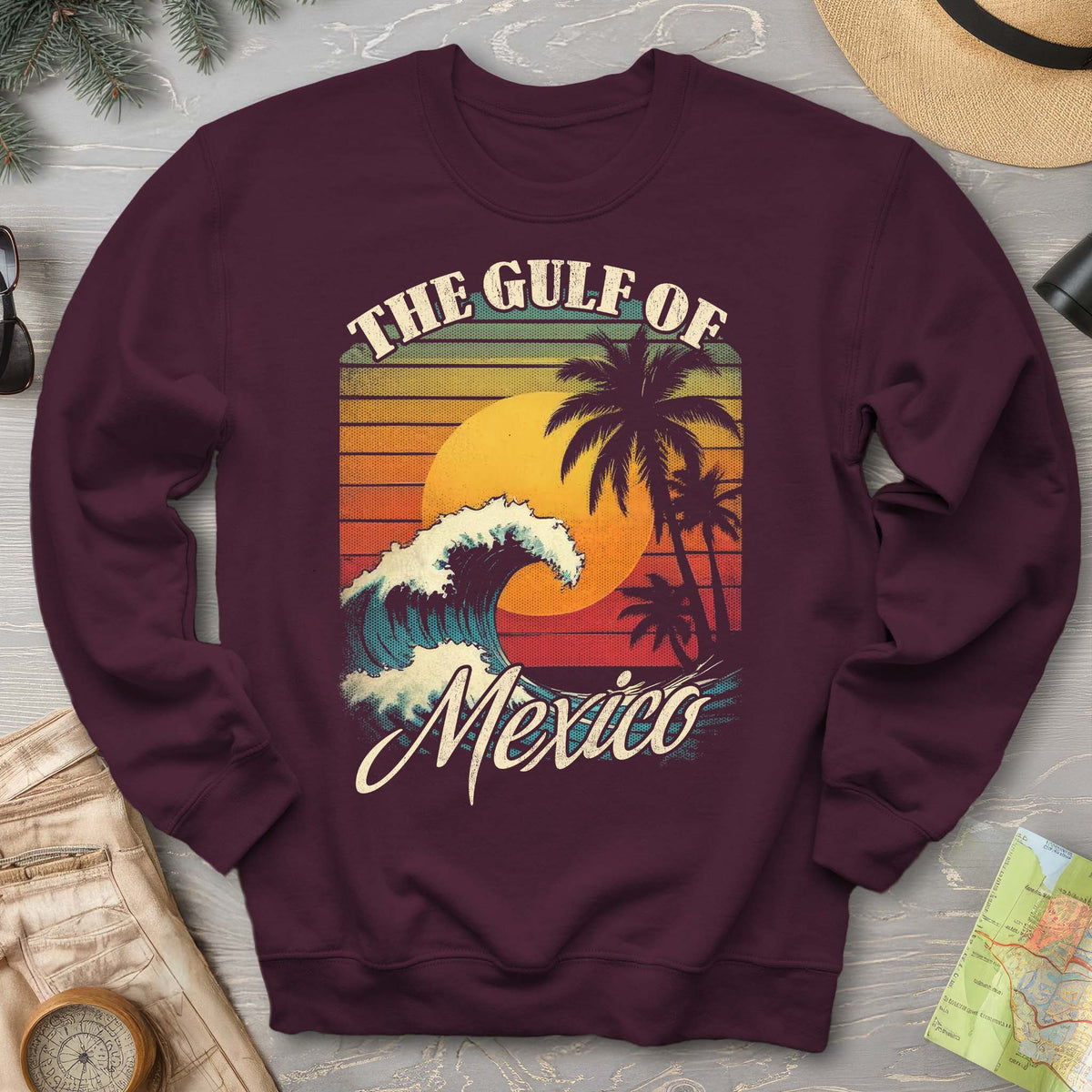 Gulf of Mexico "Retro Wave" Sweatshirt