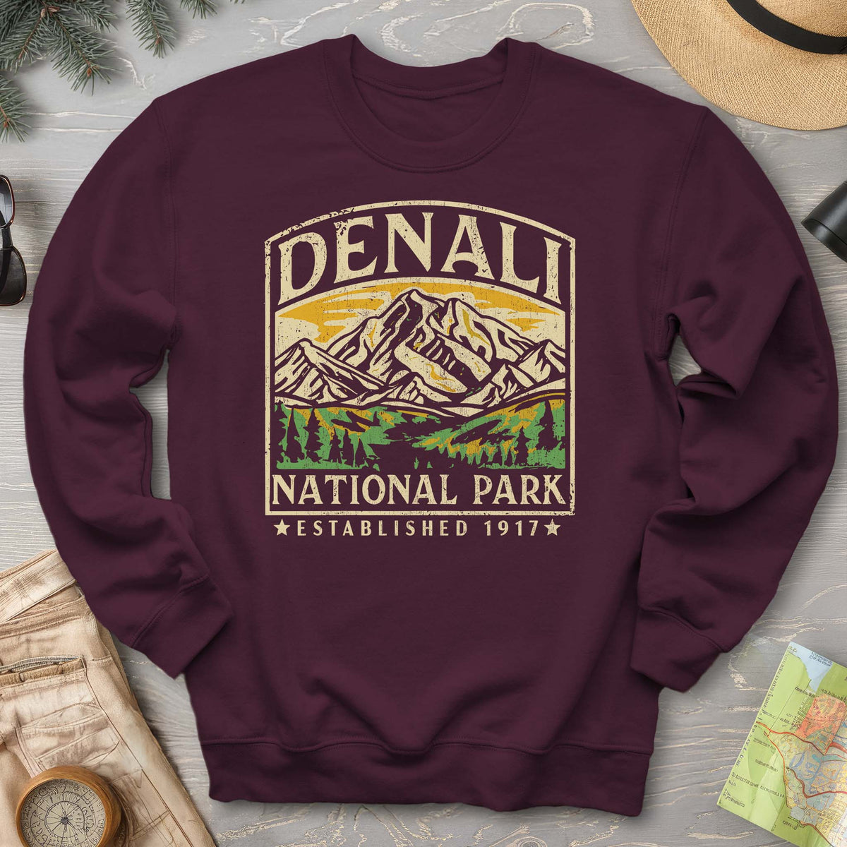 Denali National Park Vintage Sweatshirt