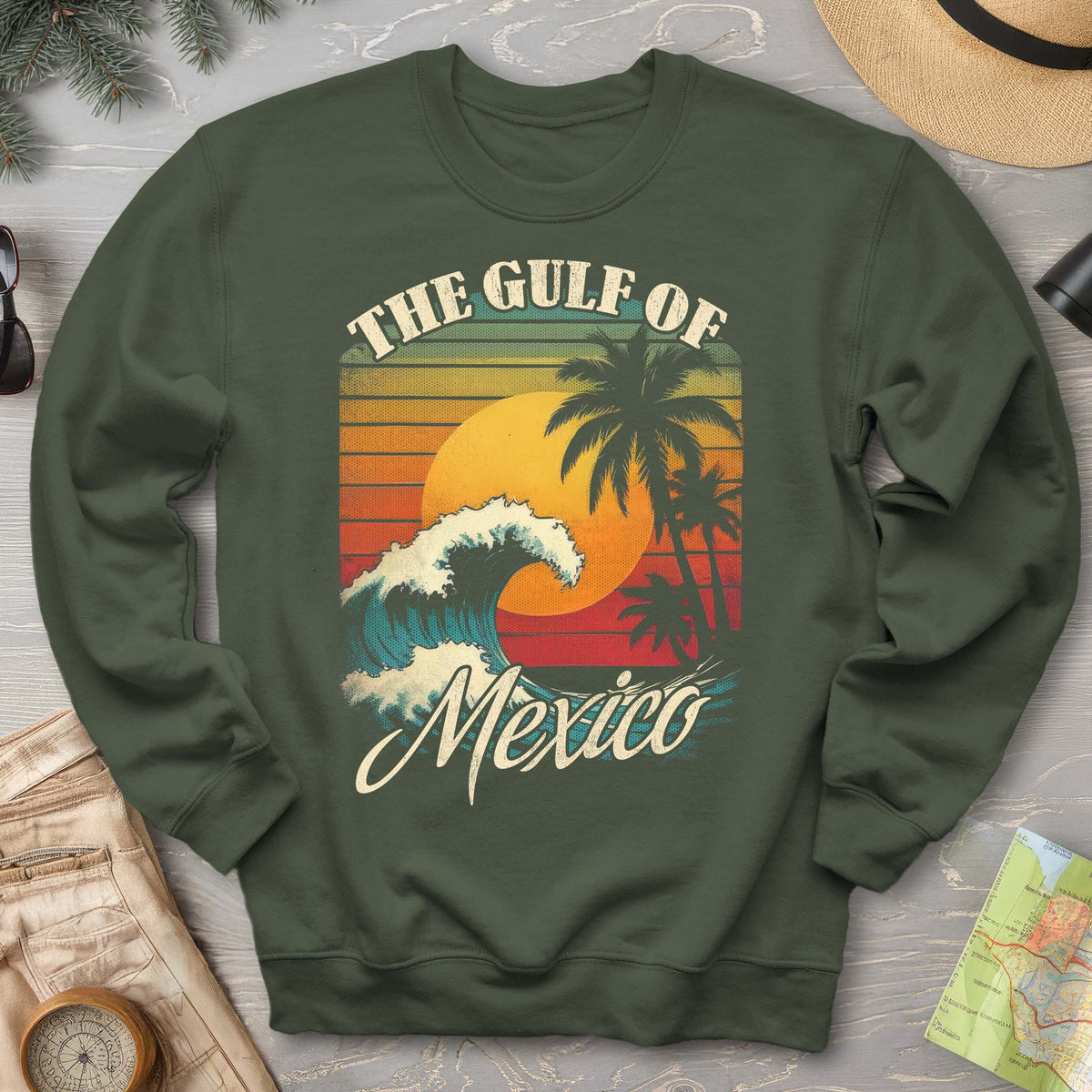 Gulf of Mexico "Retro Wave" Sweatshirt