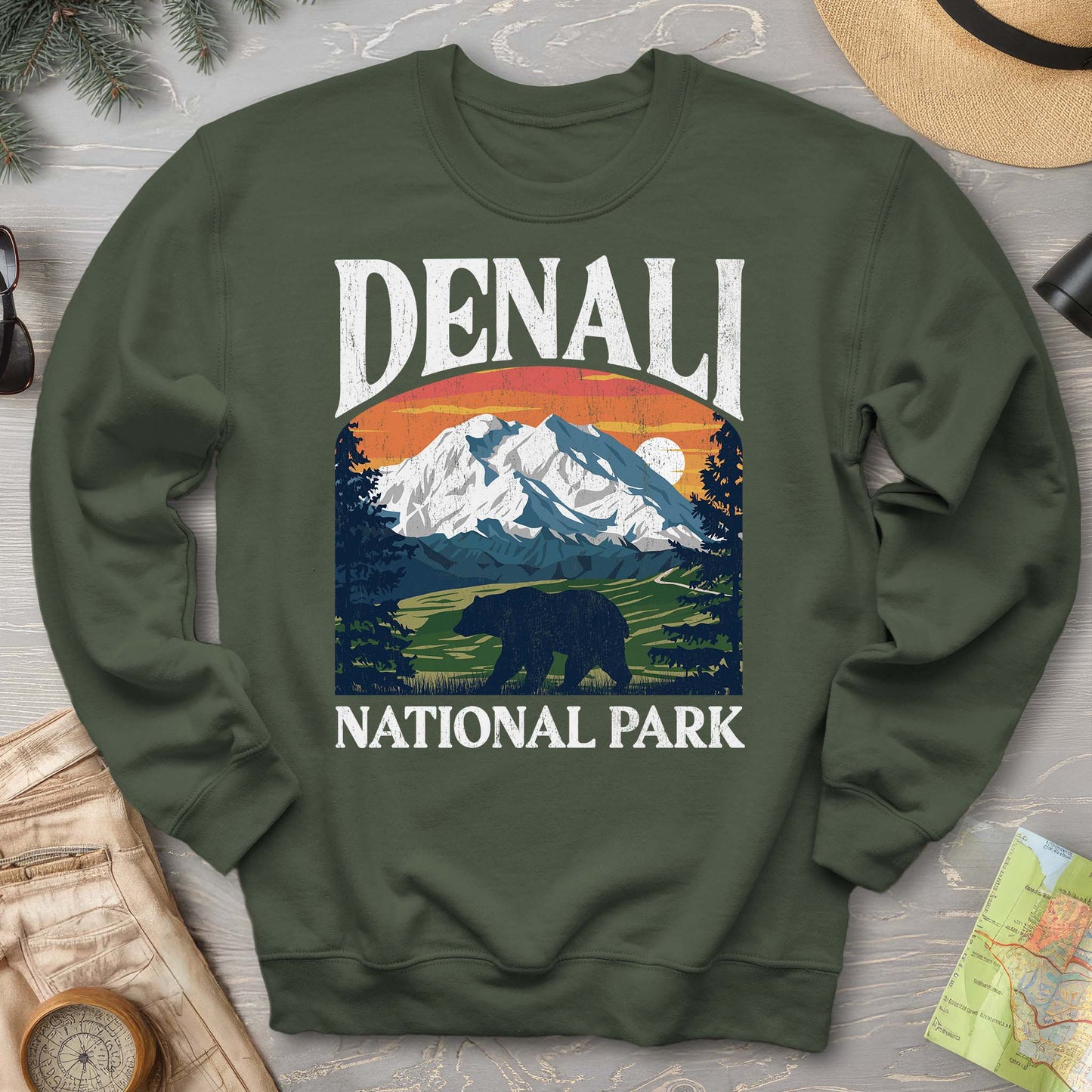 Denali National Park "Big and Bold" Sweatshirt