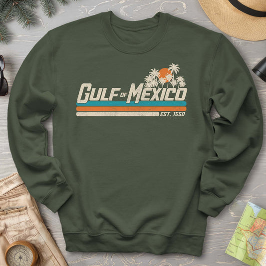 Gulf of Mexico Retro Stripe Sweatshirt