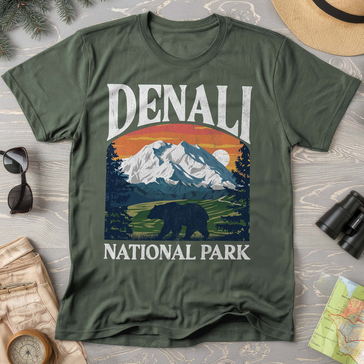 Denali National Park "Big and Bold" T-Shirt