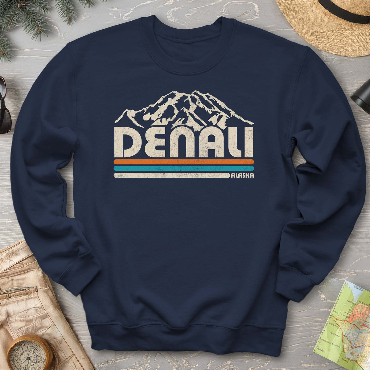 Denali Retro Stripe Sweatshirt