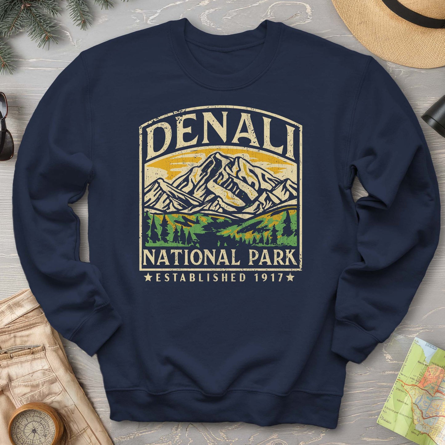 Denali National Park Vintage Sweatshirt