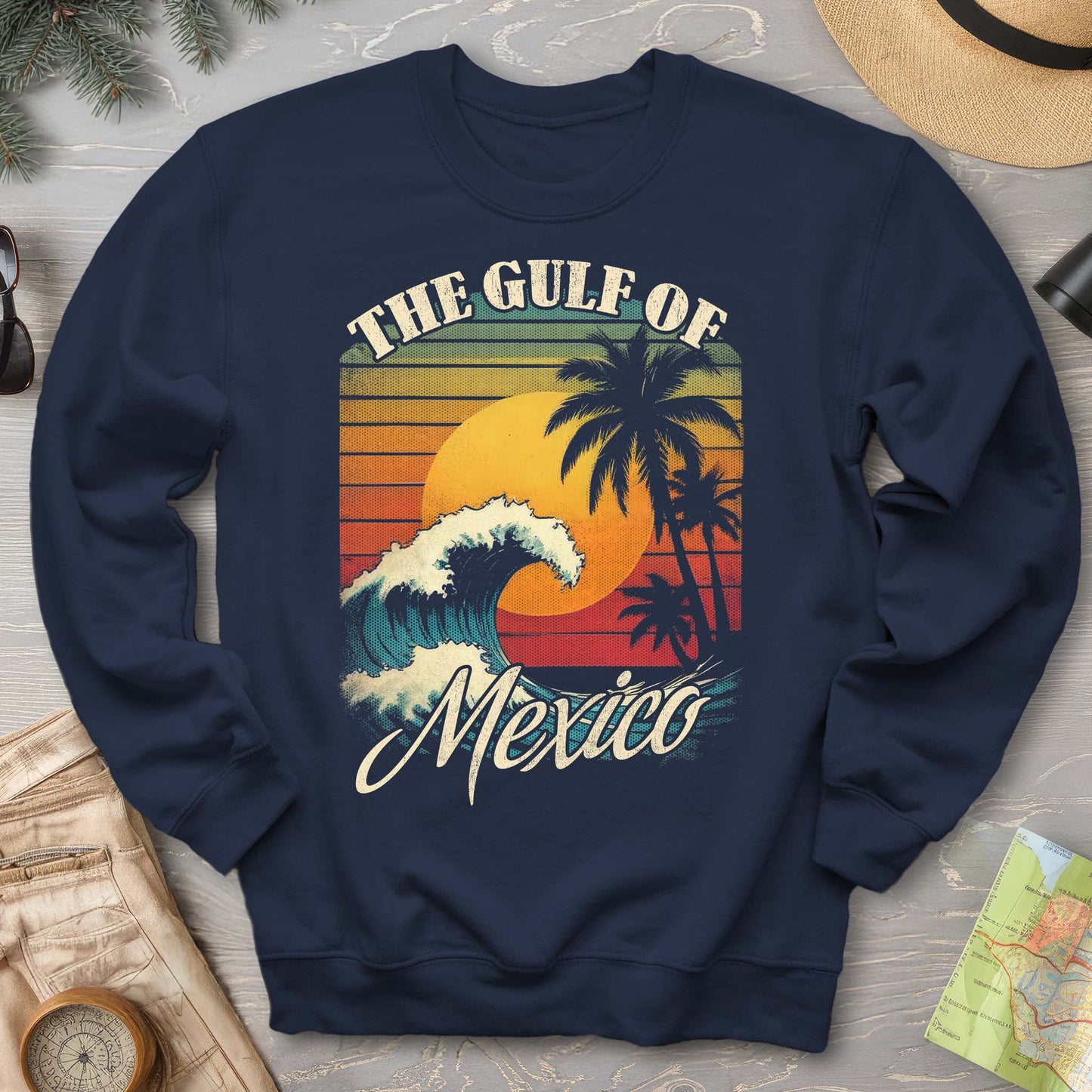 Gulf of Mexico "Retro Wave" Sweatshirt