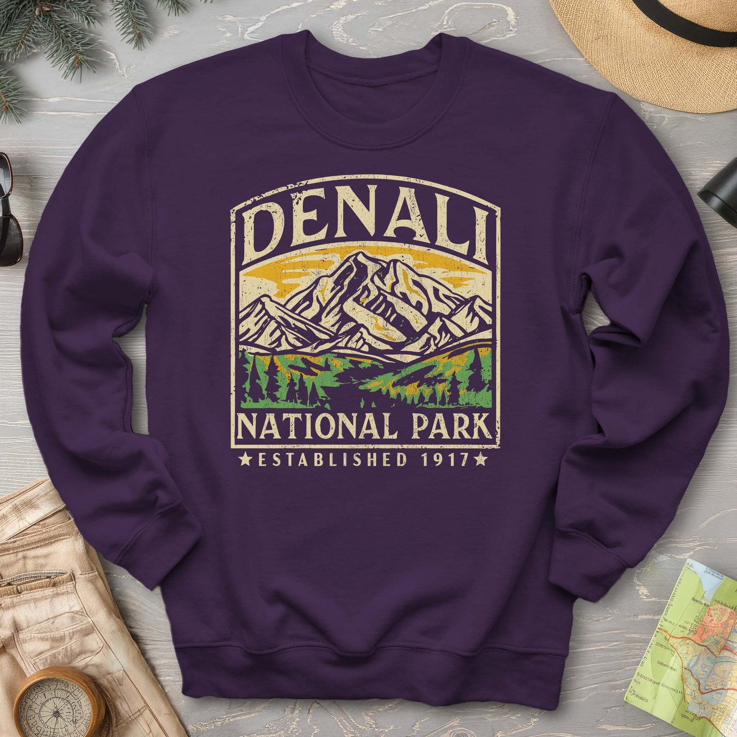 Denali National Park Vintage Sweatshirt